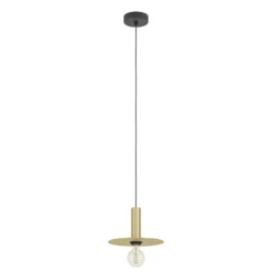 Eglo Pendellampa Escandell Stål Svart | 250mm - Passande För 1x E27