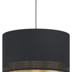 Eglo Pendellampa Esteperra Stål Svart | 380mm - Passande För 1x E27