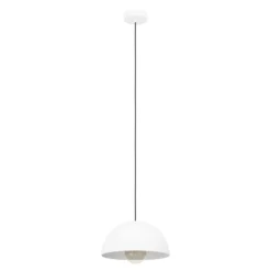 Eglo Pendellampa Gaetano Stål Vit | 300mm - Passande För 1x E27