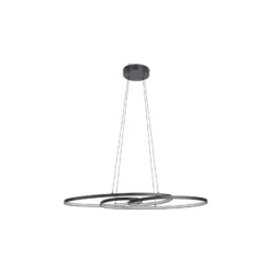 Eglo Pendellampa Gianella Stål Svart 38W 4400lm - 830 Varm Vit | Dimbar