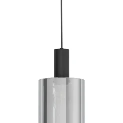 Eglo Pendellampa Gorosiba Stål Svart | 150mm - Passande För 1x E27