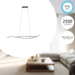 Eglo Pendellampa Grisolia Stål Svart 20W 2500lm - 840 Kallvit