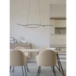 Eglo Pendellampa Grisolia Stål Svart 20W 2500lm - 840 Kallvit