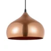 Eglo Pendellampa Hapton Stål Koppar | 290mm - Passande För 1x E27
