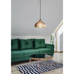 Eglo Pendellampa Hapton Stål Koppar | 290mm - Passande För 1x E27