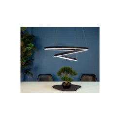 Eglo Pendellampa Lobinero-Z Aluminium Stål Svart 40W 6100lm - 830-865 Justerbar Vit | IP20 - Zigbee Dimbar
