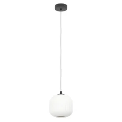 Eglo Pendellampa Mantunalle Stål Svart | 200mm - Passande För 1x E27
