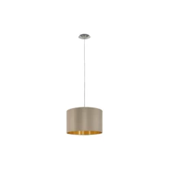 Eglo Pendellampa Maserlo Stål Satin Nickel | Passande för E27
