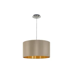 Eglo Pendellampa Maserlo Stål Satin Nickel | Passande för E27