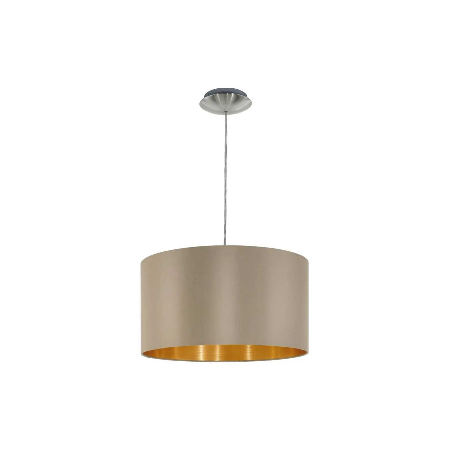 Eglo Pendellampa Maserlo Stål Satin Nickel | Passande för E27