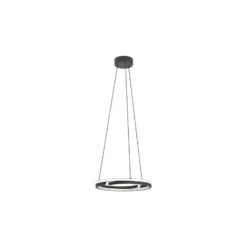 Eglo Pendellampa Mezzomonte Aluminium Stål Svart 20W 1600lm - 827-865 Justerbar Vit | IP20 - Dimbar