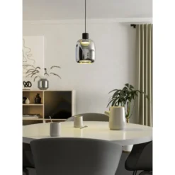 Eglo Pendellampa Molochio-Z Stål Svart 3W 500lm - 827-865 Justerbar Vit | 180mm - Dimbar