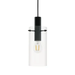 Eglo Pendellampa Montefino Stål Svart | 110mm - Passande För 1x E27
