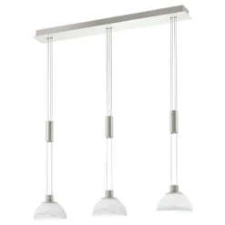 Eglo Pendellampa Montefio Rostfritt Stål Vit 6W 800lm - 830 Varm Vit