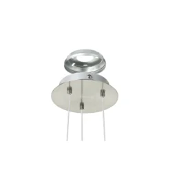 Eglo Pendellampa Optica Stål Satin Nickel | Passande för 2x E27