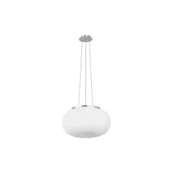 Eglo Pendellampa Optica Stål Satin Nickel | Passande för 2x E27