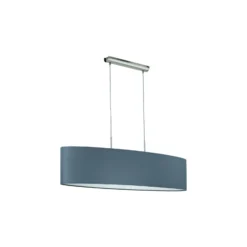 Eglo Pendellampa Pasteri Stål Satin Nickel | IP20 - Passande för 2x E27