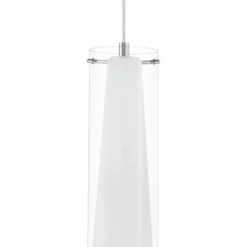 Eglo Pendellampa Pinto Stål Krom | 110mm - Passande För 1x E27