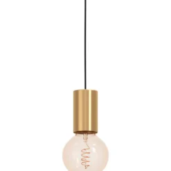 Eglo Pendellampa Pozueta 1 Stål Guld | 65mm - Passande För 1x E27