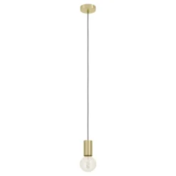 Eglo Pendellampa Pozueta 1 Stål Guld | 65mm - Passande För 1x E27