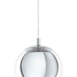 Eglo Pendellampa Rocamar Stål Krom | 190mm - Passande För 1x E27