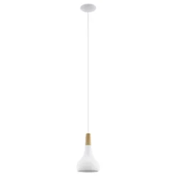 Eglo Pendellampa Sabinar Stål Vit | 180mm - Passande För 1x E27