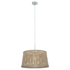 Eglo Pendellampa Sendero Stål Grå | 450mm - Passande För 1x E27