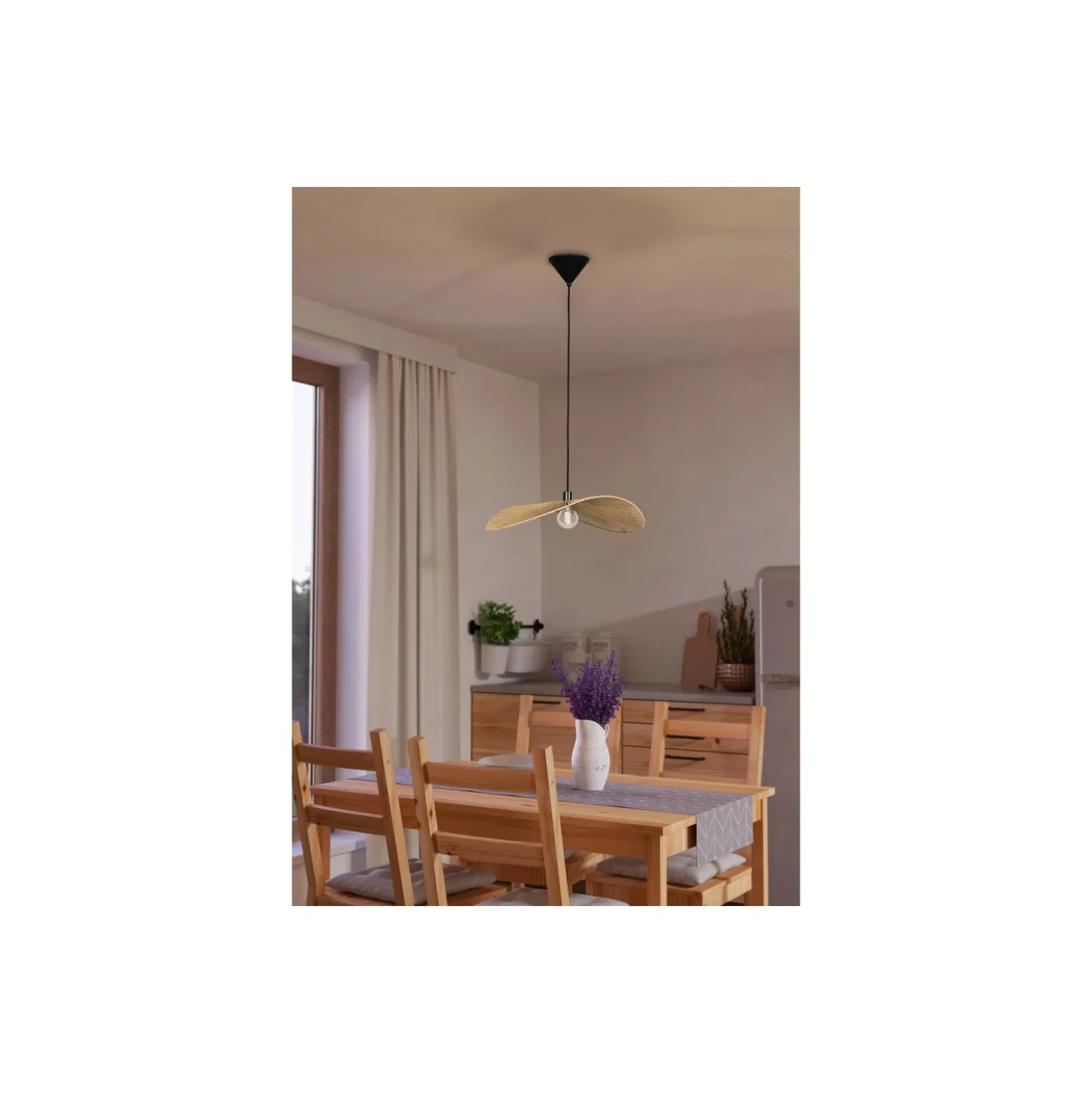 Eglo Pendellampa Siruela Stål Svart | IP20 - Passande för 1x E27