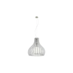 Eglo Pendellampa Tindori Stål Satin Nickel | IP20 - Passande för 1x E27
