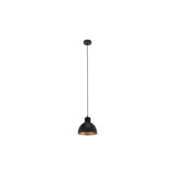 Eglo Pendellampa Truro 1 Stål Svart Koppar | IP20 - Passande för 1x E27