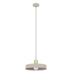 Eglo Pendellampa Valdiola Stål Beige | 360mm - Passande För 1x E27
