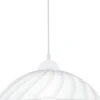 Eglo Pendellampa Vetro Plast Vit | 350mm - Passande För 1x E27