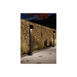 Eglo Piedestallampa Stagnone Utomhus Stål Svart 4.6W 400lm - 830 Varm Vit | Passande för GU10
