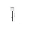 Eglo Spik Ljus Pantete Solar Svart 7W 830lm - 830 Varm Vit | IP65 - Rörelsesensor