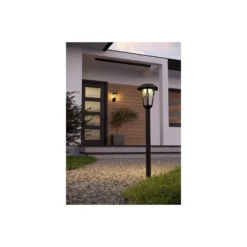 Eglo Spik Ljus Prietta Solar Svart 6W 800lm - 827 Extra Varm Vit | IP44 - Rörelse- och Ljussensor