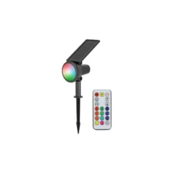 Eglo Spik Ljus Sambuco Solar Svart 3W 230lm - 830 Varm Vit | IP54 - Dimbar