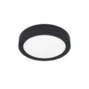 Eglo Taklampa Badrumsbelysning Fueva 6 Plast Svart 7.5W 1000lm - 827-840-865 CCT