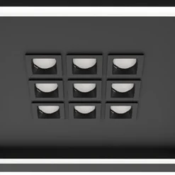 Eglo Taklampa Balazote Stål Svart 245W 4045lm - 827-865 Justerbar Vit | Dimbar