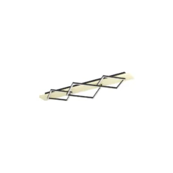 Eglo Taklampa Boyal Stål Trä Svart Brun 13W 1750lm - 830 Varm Vit | IP20