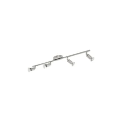 Eglo Taklampa Buzz-LED Stål Satin Nickel 4x2.8W 4x250lm - 830 Varm Vit | IP20 - Inkl. 4x GU10