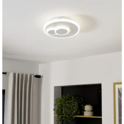 Eglo Taklampa Cadegal Stål Vit 78W 1100lm - 840 Kallvit | 200mm
