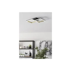 Eglo Taklampa Calliera Stål Svart Guld 18.4W 2500lm - 840 Kallvit | IP20 - Dimbar