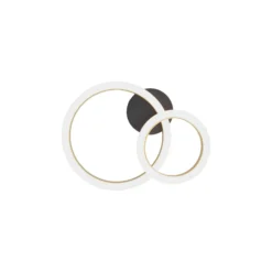 Eglo Taklampa Calliera Stål Svart Guld 12W 1500lm - 840 Kallvit | IP20 - Dimbar