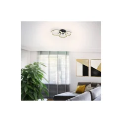 Eglo Taklampa Calliera Stål Svart, Mässing 20W 2500lm - 830 Varm Vit | Dimbar