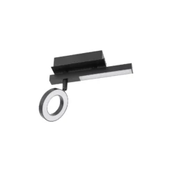 Eglo Taklampa Cardillio 2 Aluminium Stål Svart 3.2W 400lm - 830 Varm Vit | IP20