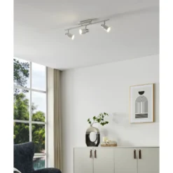 Eglo Taklampa Davida Stål Krom 4W 400lm - 830 Varm Vit