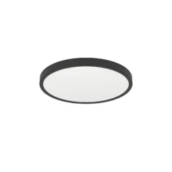Eglo Taklampa Fueva 6 Plast Svart 17W 2900lm - 827-840-865 CCT