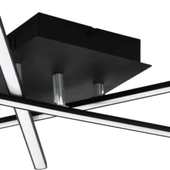 Eglo Taklampa Lasana 3 Stål Aluminium Svart 35W 1500lm - 830 Varm Vit