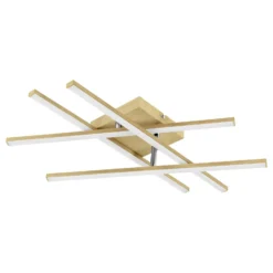 Eglo Taklampa Lasana 4 Stål Aluminium Trä 205W 2500lm - 830 Varm Vit