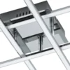 Eglo Taklampa Lasana 1 Stål Krom 53W 2800lm - 830 Varm Vit